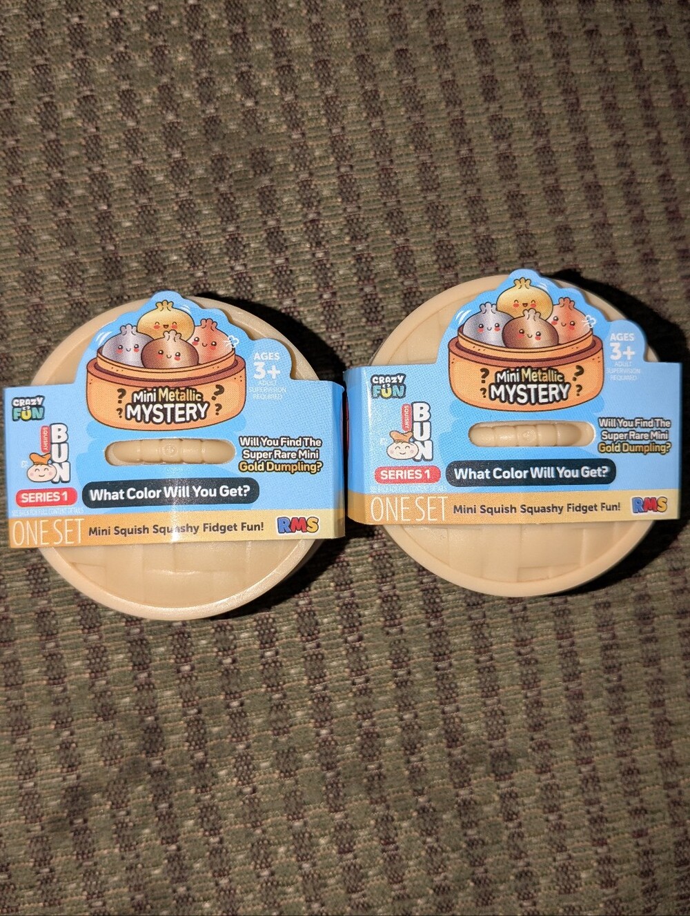 2 Mini Metallic Dumplings